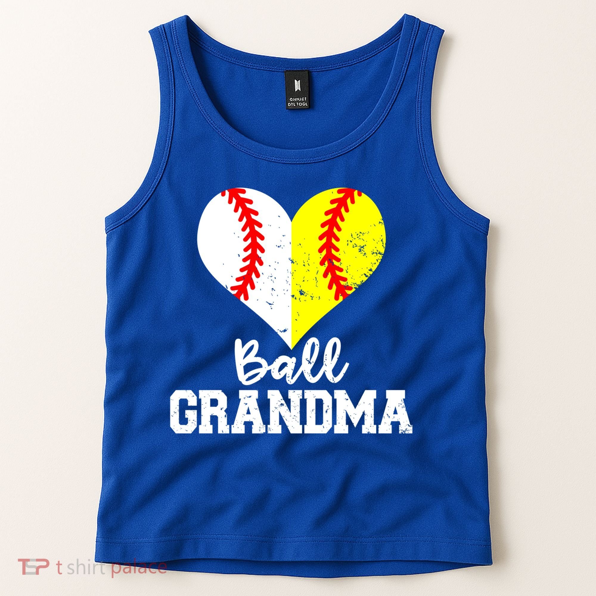 Ball Grandma Funny Baseball Softball Grandma Gift Tank Top