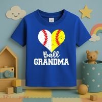 Ball Grandma Funny Baseball Softball Grandma Gift Toddler T-Shirt thumb 3