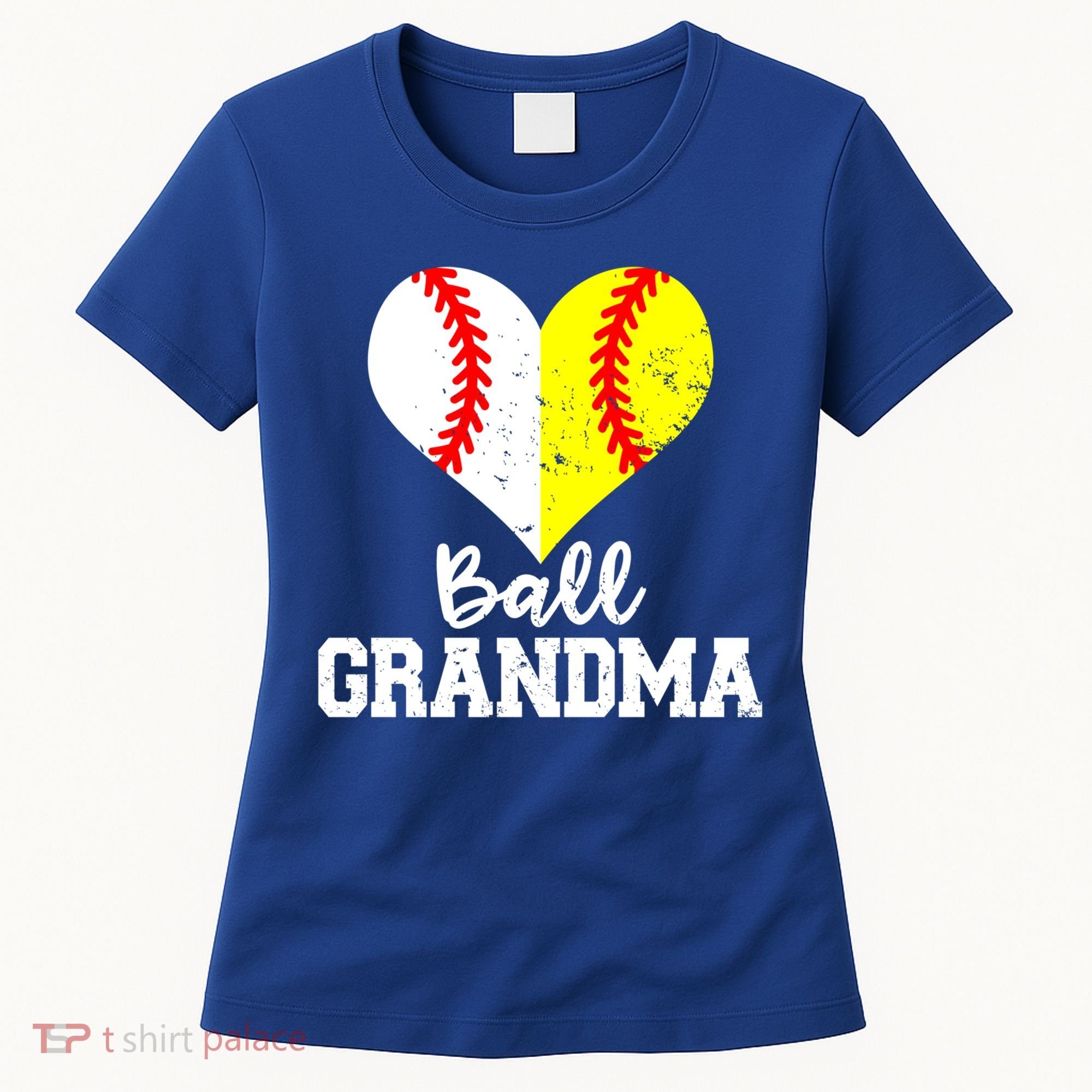 Ball Grandma Funny Baseball Softball Grandma Gift Women's T-Shirt