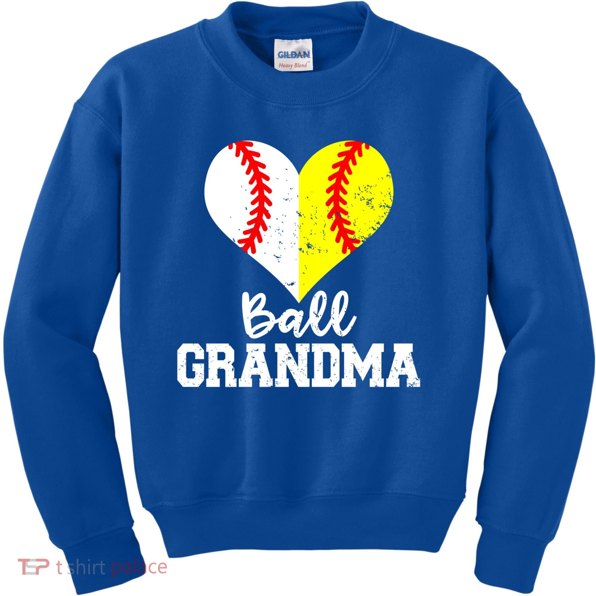 Ball Grandma Funny Baseball Softball Grandma Gift Kids Sweatshirt