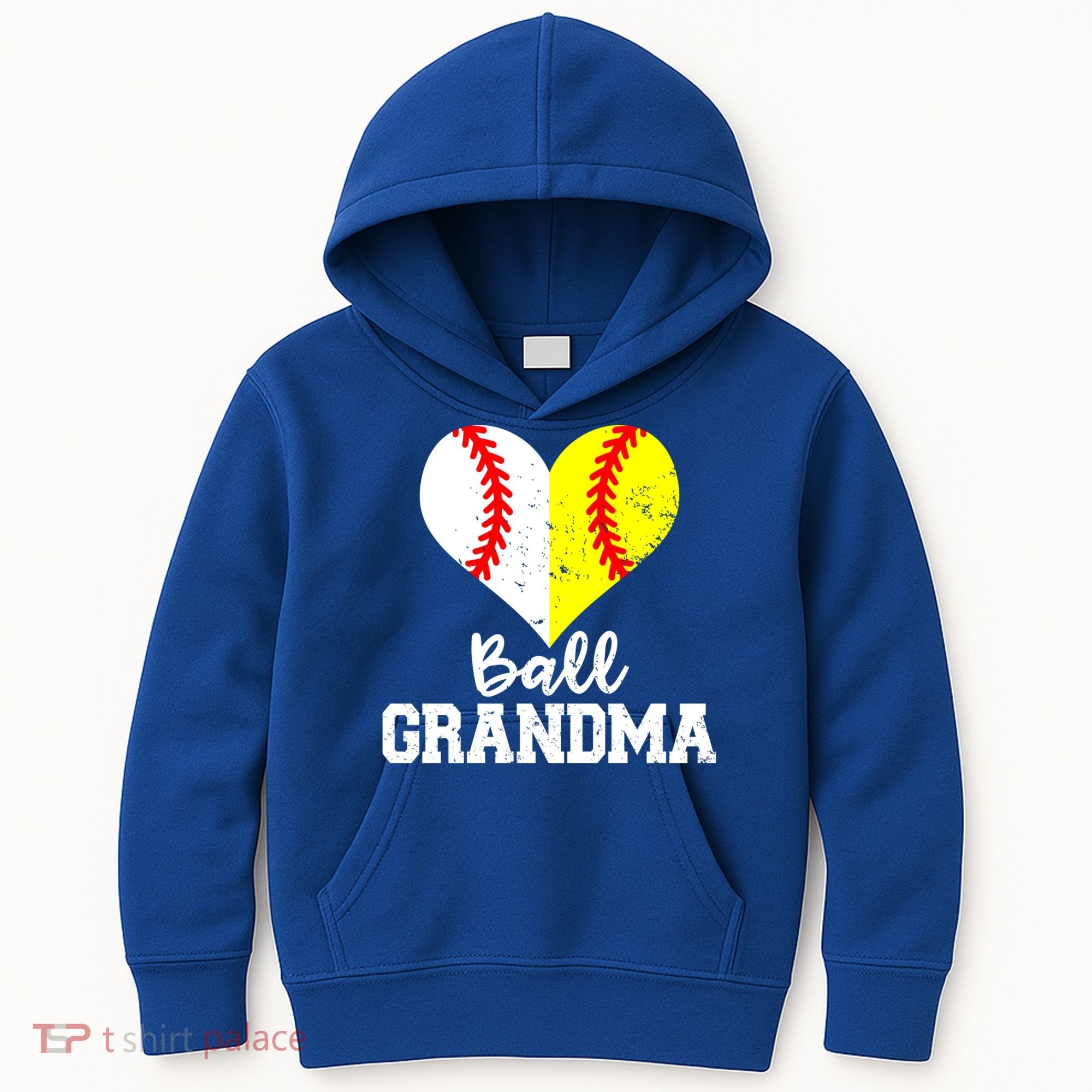 Ball Grandma Funny Baseball Softball Grandma Gift Kids Hoodie