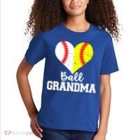 Ball Grandma Funny Baseball Softball Grandma Gift Kids T-Shirt thumb 2