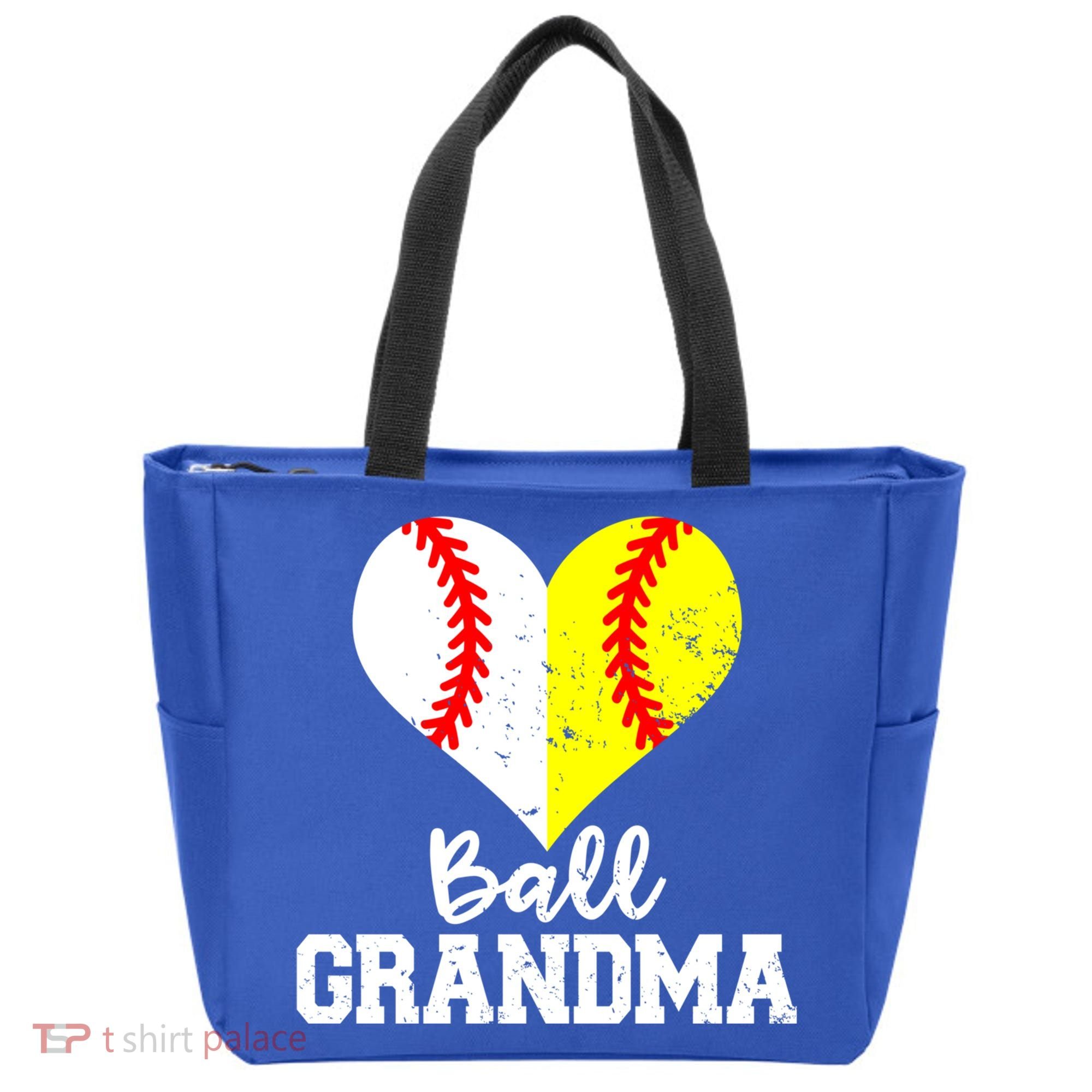 Ball Grandma Funny Baseball Softball Grandma Gift Tote Bag