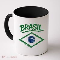 Brasil Graphic Fag Soccer Lovers And Fans Coffee Mug thumb 0