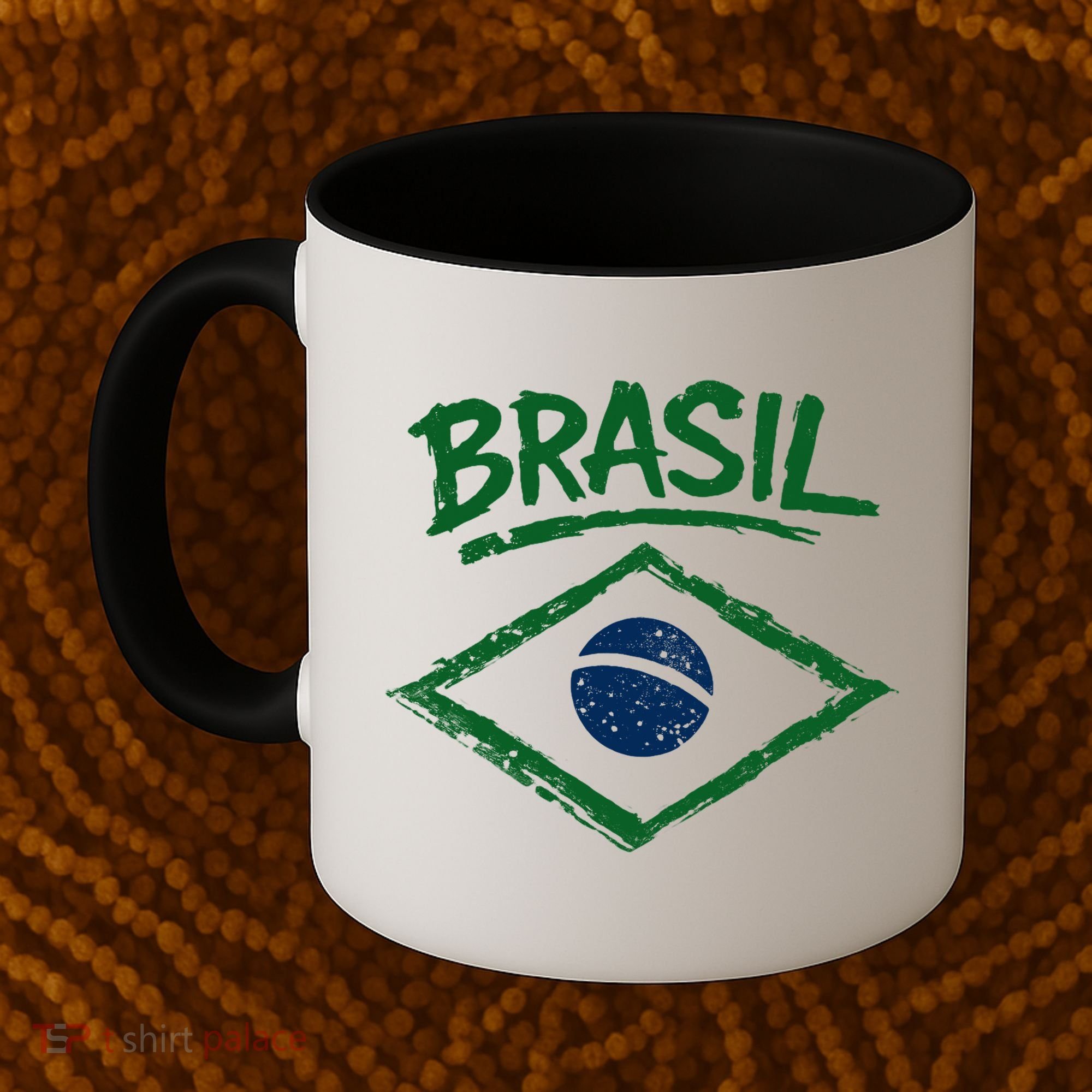 Brasil Graphic Fag Soccer Lovers And Fans Coffee Mug