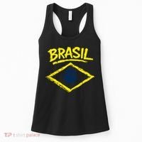 Brasil Graphic Fag Soccer Lovers And Fans Women's Tank Top thumb 0