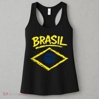 Brasil Graphic Fag Soccer Lovers And Fans Women's Tank Top thumb 3
