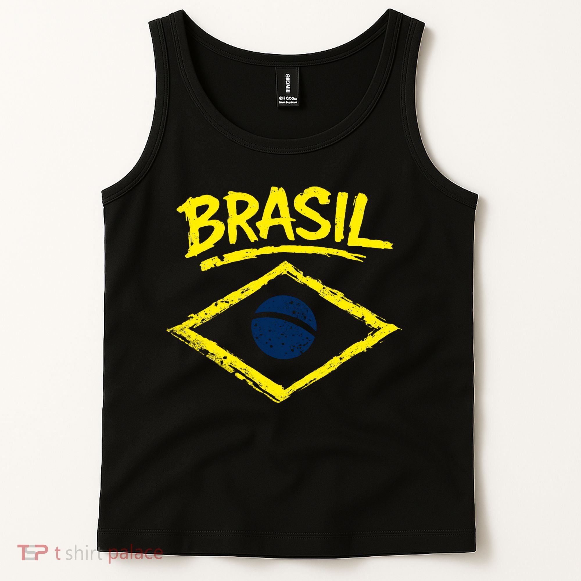 Brasil Graphic Fag Soccer Lovers And Fans Tank Top