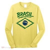 Brasil Graphic Fag Soccer Lovers And Fans Long Sleeve Shirt thumb 0