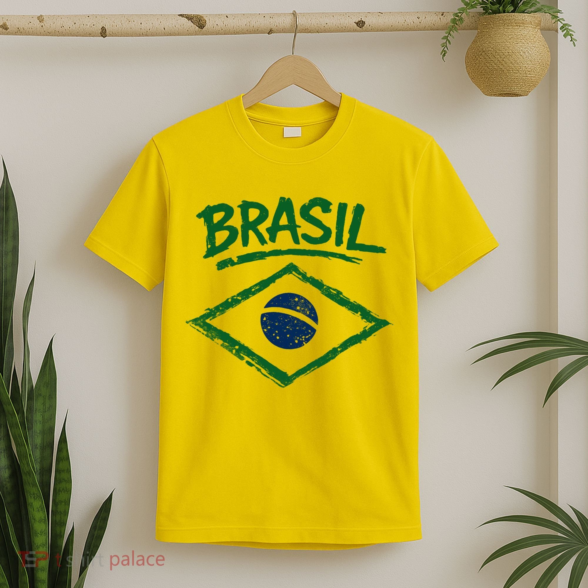 Brasil Graphic Fag Soccer Lovers And Fans T-Shirt