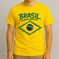 Brasil Graphic Fag Soccer Lovers And Fans T-Shirt thumb 3