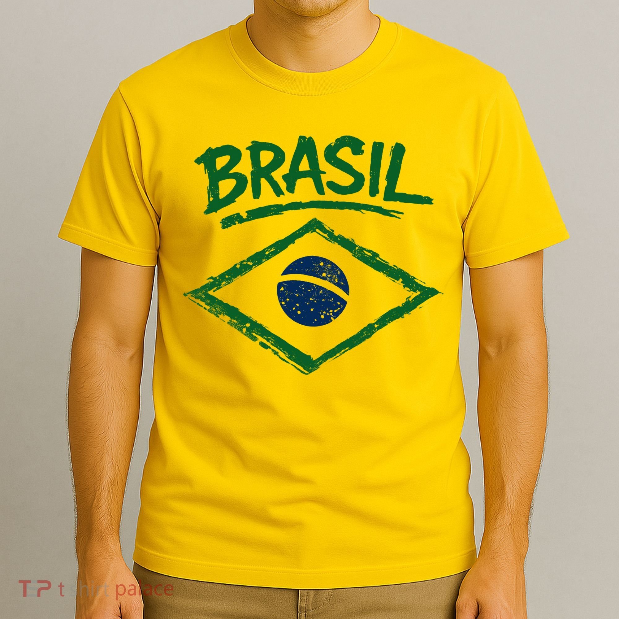 Brasil Graphic Fag Soccer Lovers And Fans T-Shirt