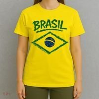 Brasil Graphic Fag Soccer Lovers And Fans T-Shirt thumb 4
