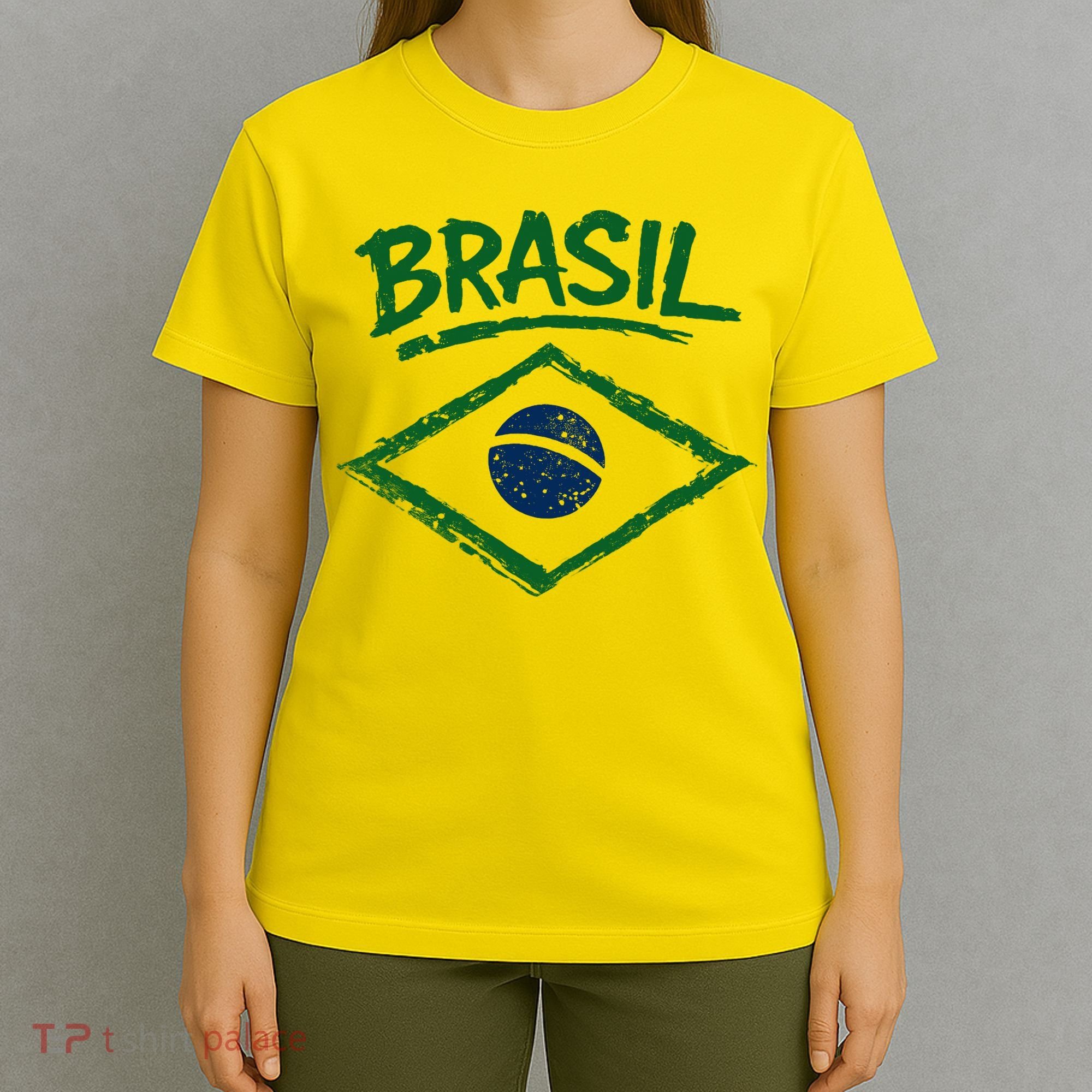Brasil Graphic Fag Soccer Lovers And Fans T-Shirt