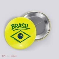 Brasil Graphic Fag Soccer Lovers And Fans Button thumb 0