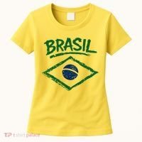 Brasil Graphic Fag Soccer Lovers And Fans Women's T-Shirt thumb 0