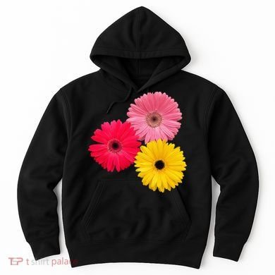 Blooming Gerbera Flower Daisies Gerberas Daisy Flowery Hoodie