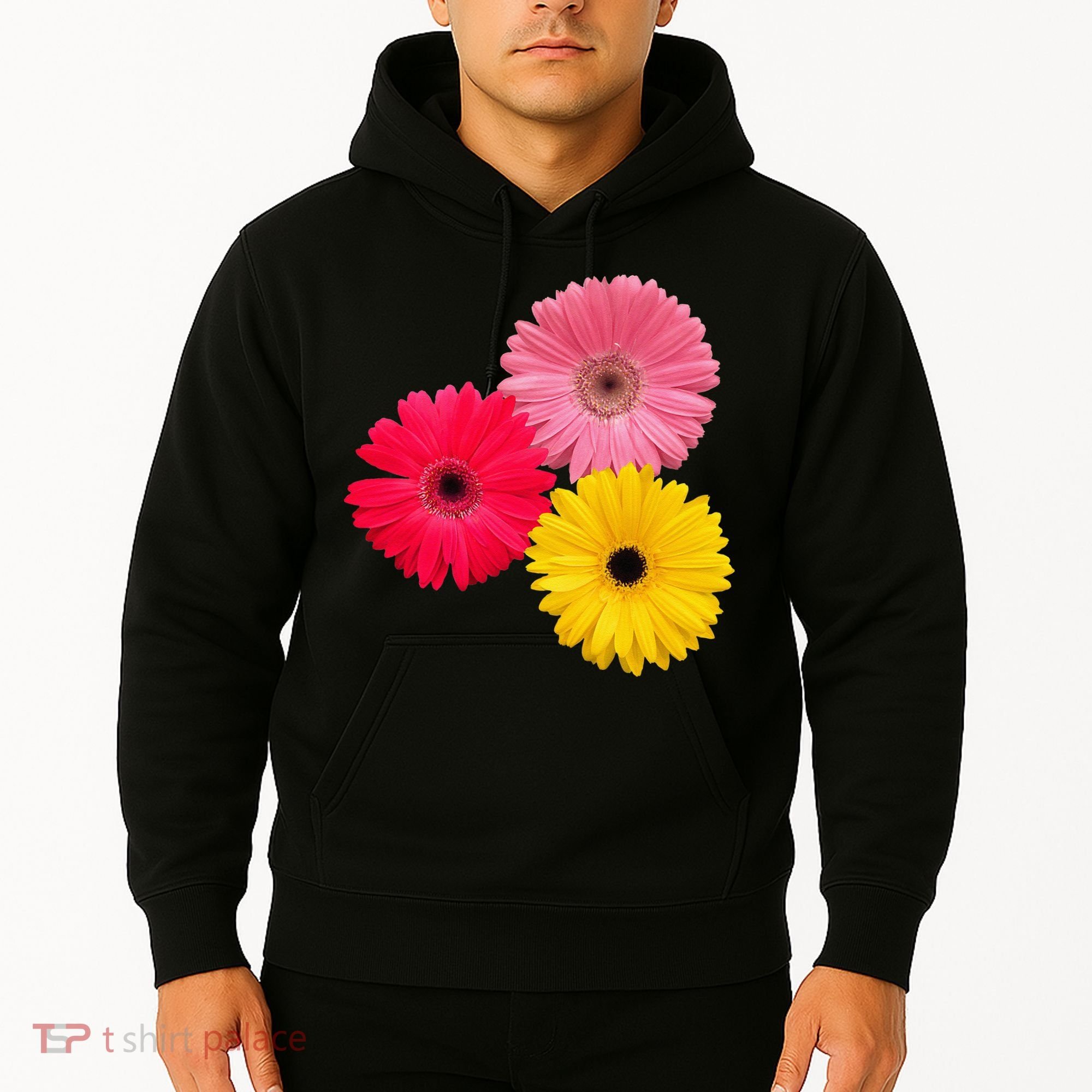 Blooming Gerbera Flower Daisies Gerberas Daisy Flowery Hoodie