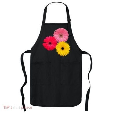 Blooming Gerbera Flower Daisies Gerberas Daisy Flowery Apron