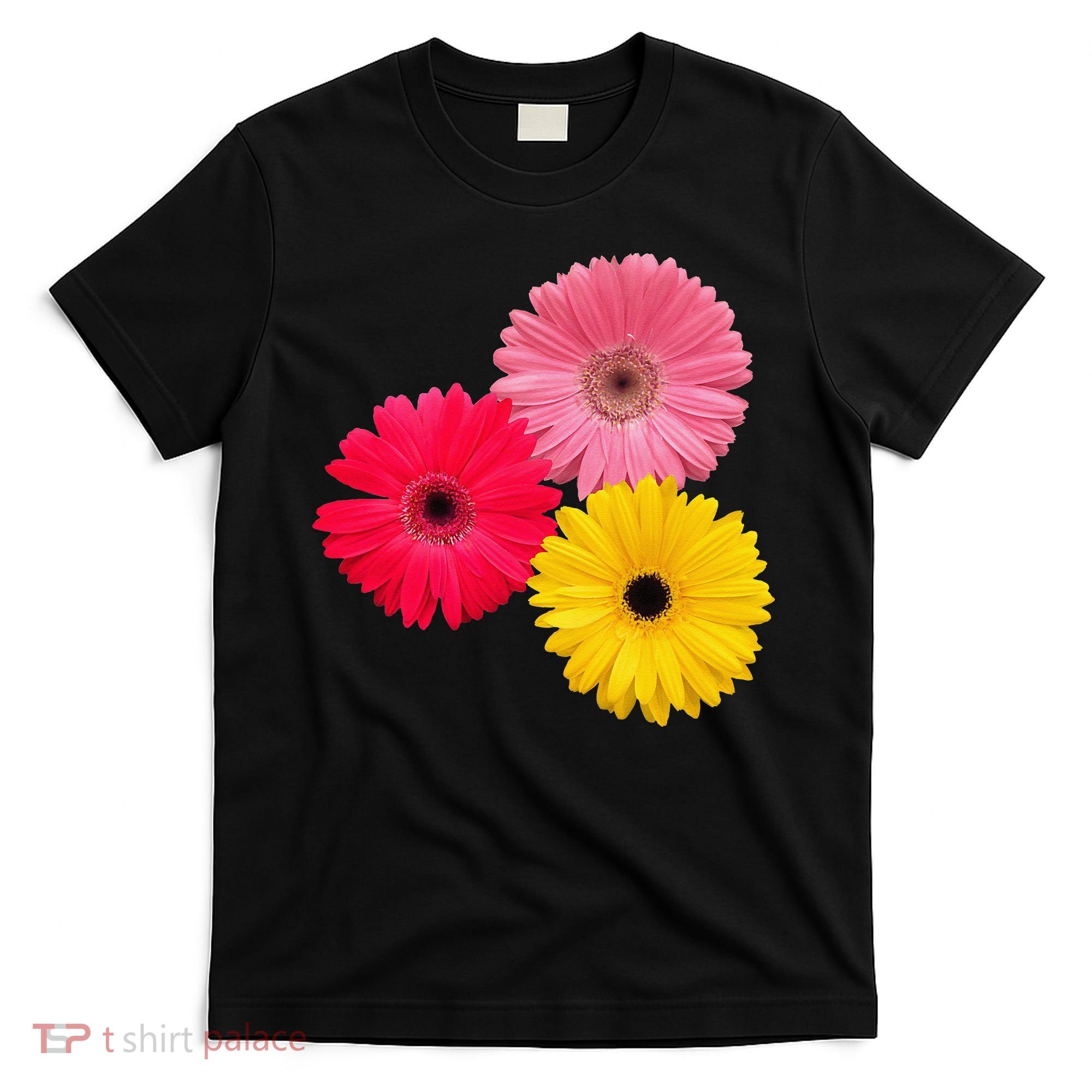 Blooming Gerbera Flower Daisies Gerberas Daisy Flowery T-Shirt