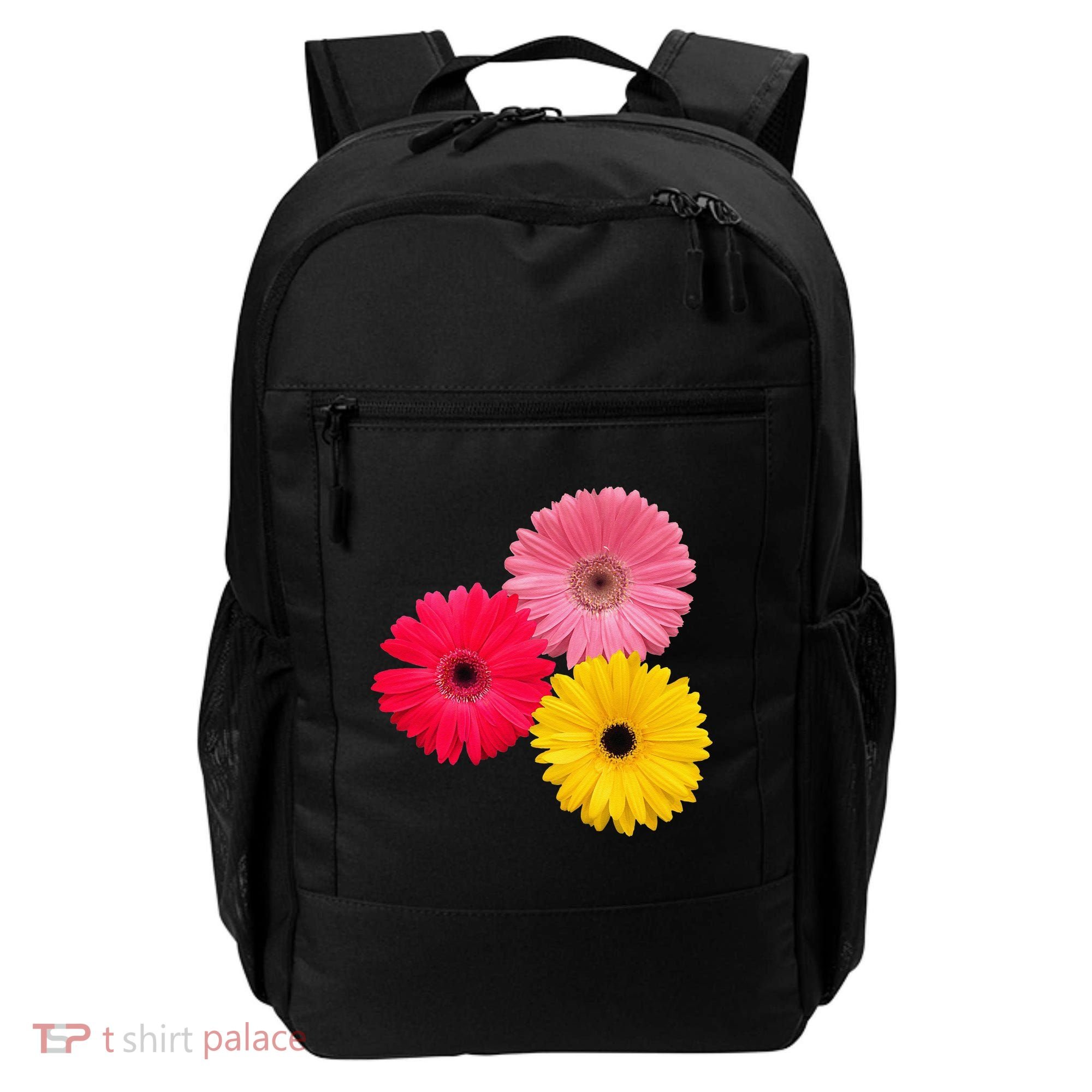 Blooming Gerbera Flower Daisies Gerberas Daisy Flowery Backpack