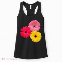 Blooming Gerbera Flower Daisies Gerberas Daisy Flowery Women's Tank Top thumb 0