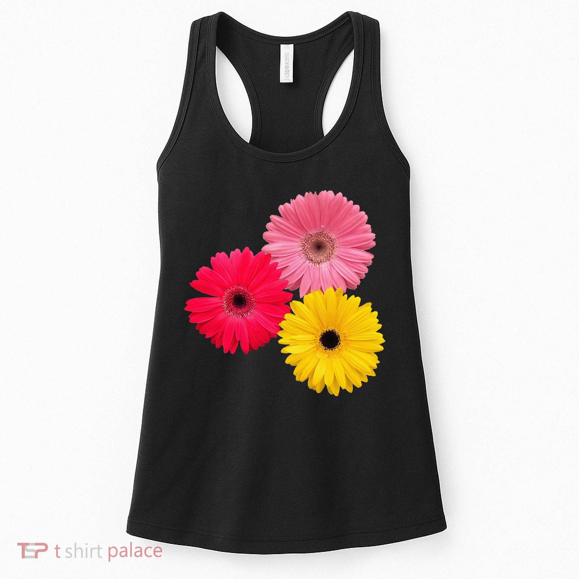 Blooming Gerbera Flower Daisies Gerberas Daisy Flowery Women's Tank Top