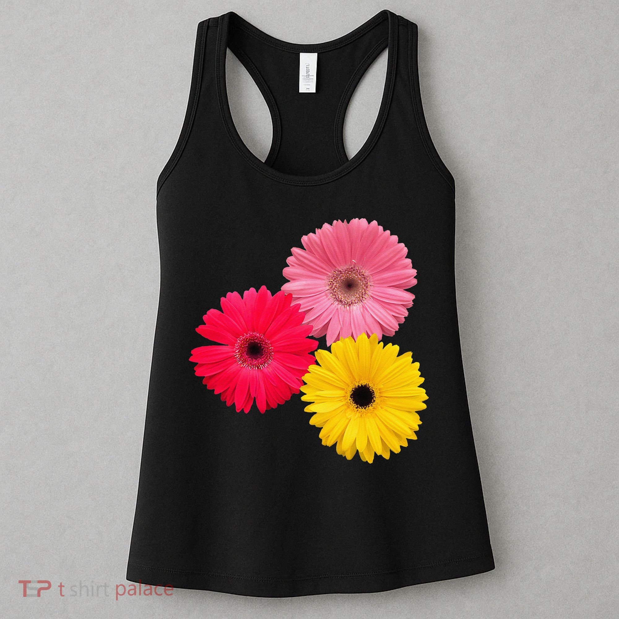 Blooming Gerbera Flower Daisies Gerberas Daisy Flowery Women's Tank Top