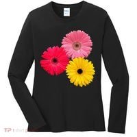 Blooming Gerbera Flower Daisies Gerberas Daisy Flowery Women's Long Sleeve Shirt thumb 0