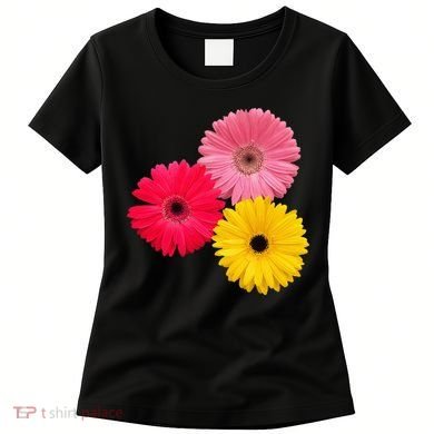 Blooming Gerbera Flower Daisies Gerberas Daisy Flowery Women's T-Shirt