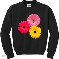 Blooming Gerbera Flower Daisies Gerberas Daisy Flowery Kids Sweatshirt thumb 0