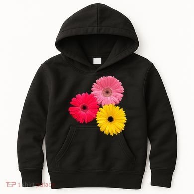 Blooming Gerbera Flower Daisies Gerberas Daisy Flowery Kids Hoodie