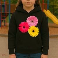 Blooming Gerbera Flower Daisies Gerberas Daisy Flowery Kids Hoodie thumb 3