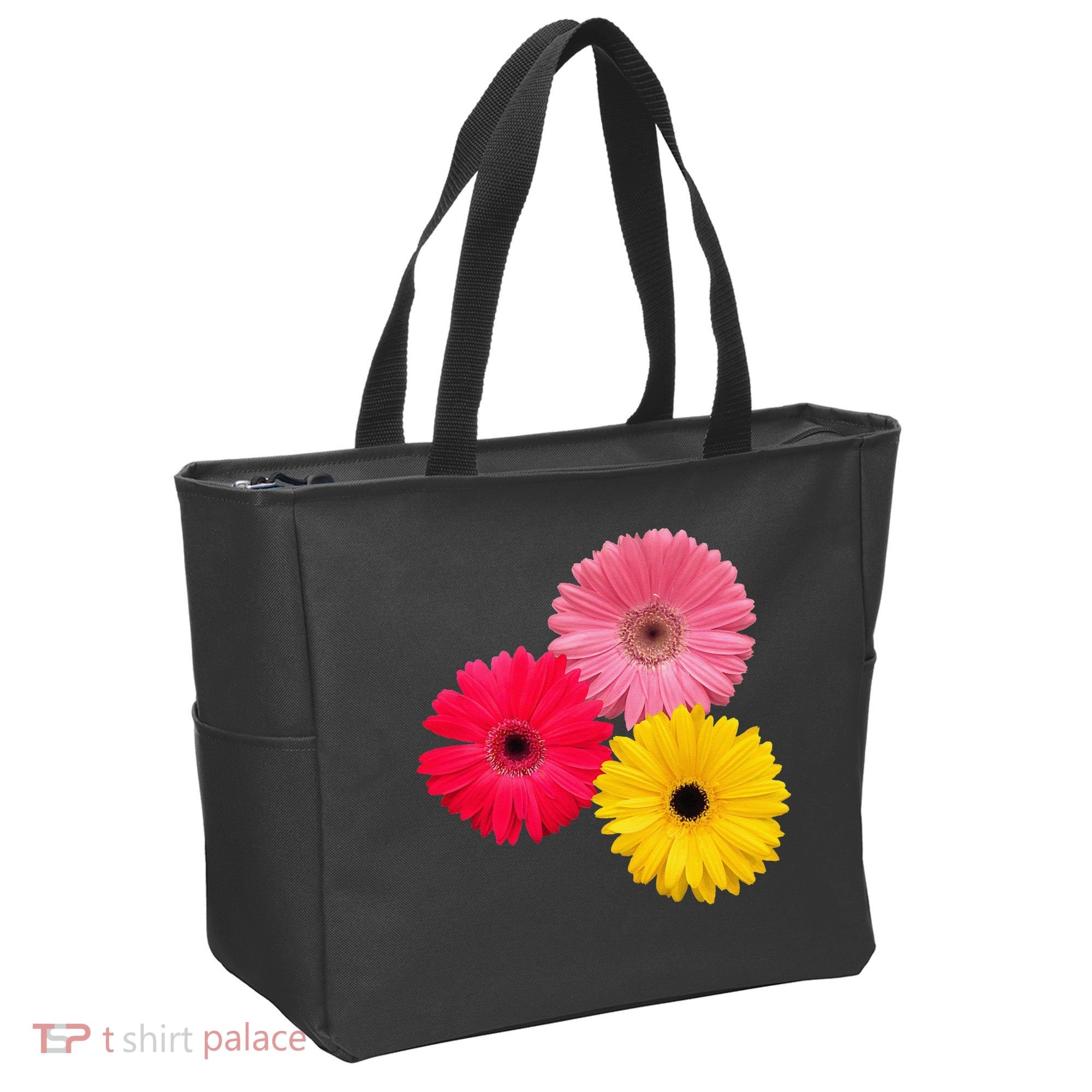 Blooming Gerbera Flower Daisies Gerberas Daisy Flowery Tote Bag