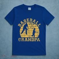 Baseball Grandpa Grandfather Grandson Proud Papa Dad Sports Gift T-Shirt thumb 5