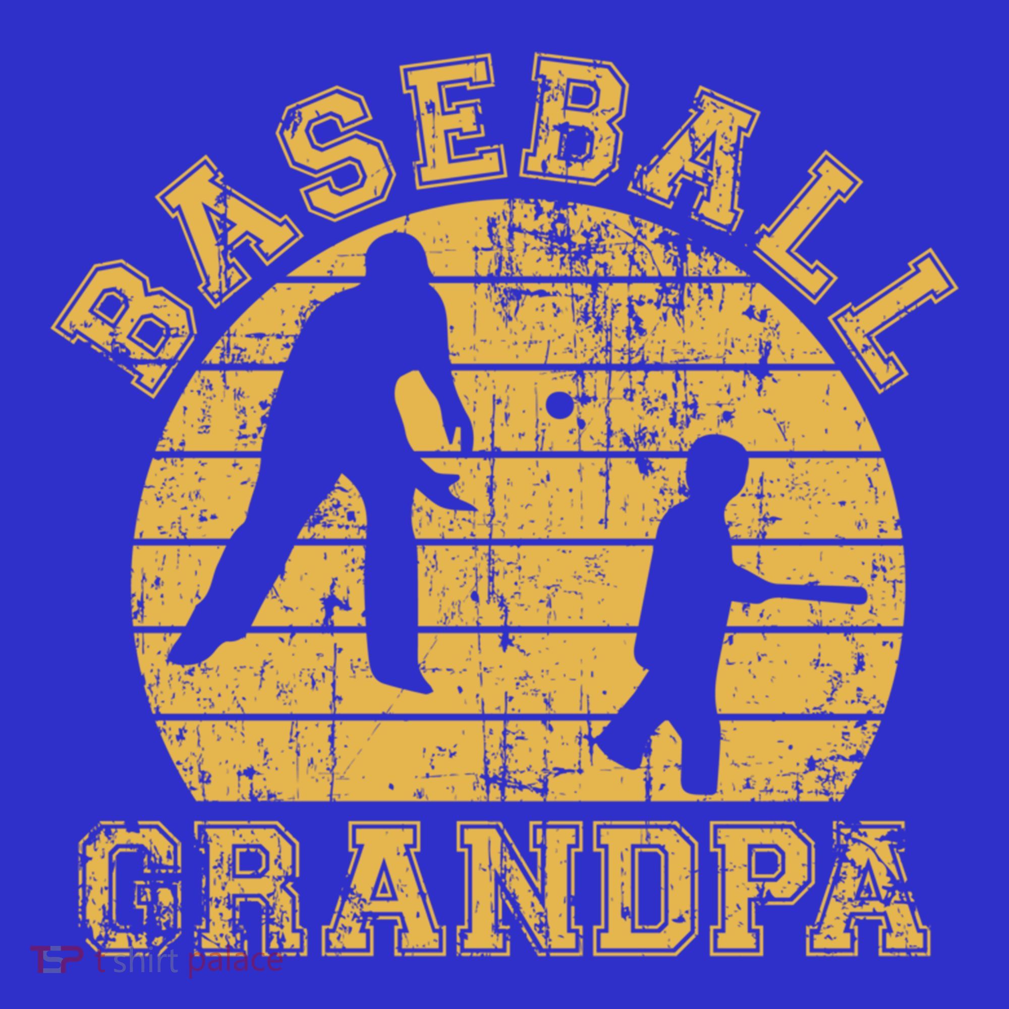 Baseball Grandpa Grandfather Grandson Proud Papa Dad Sports Gift T-Shirt