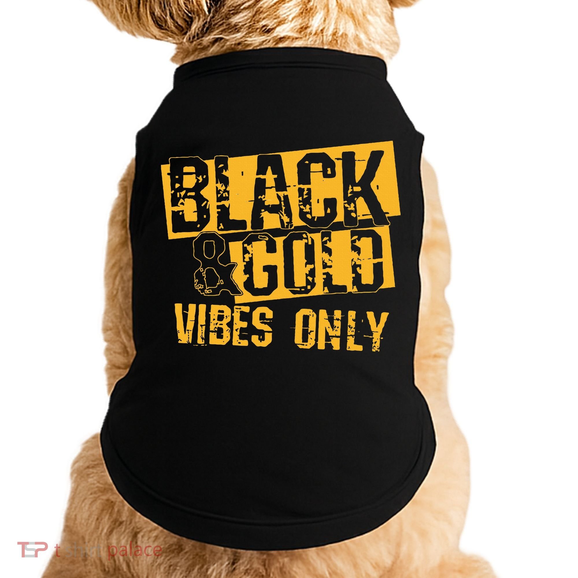 Black Gold Game Day For High School Football Doggie Tank