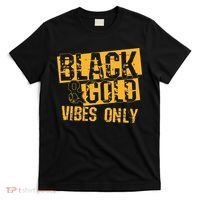 Black Gold Game Day For High School Football T-Shirt thumb 0