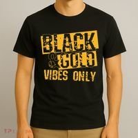 Black Gold Game Day For High School Football T-Shirt thumb 3
