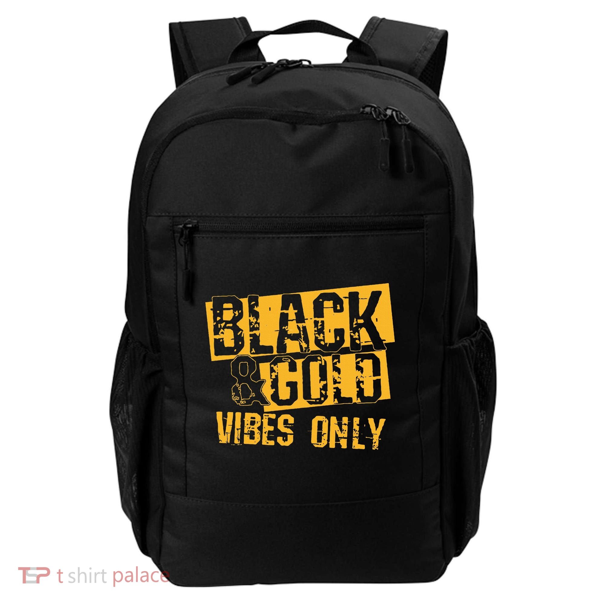 Black Gold Game Day For High School Football Backpack