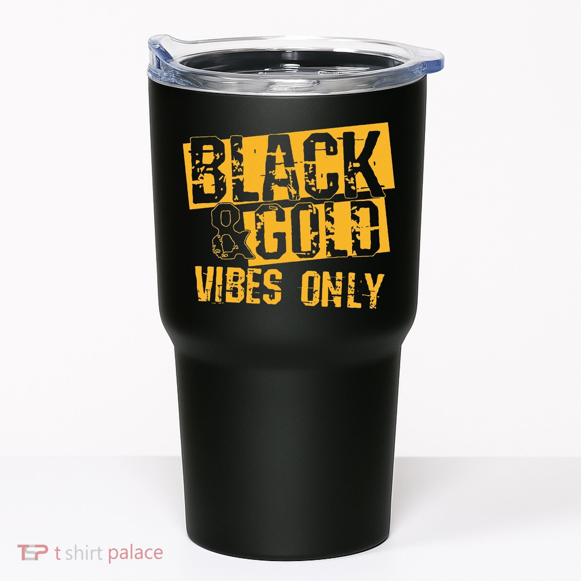 Black Gold Game Day For High School Football Tumbler