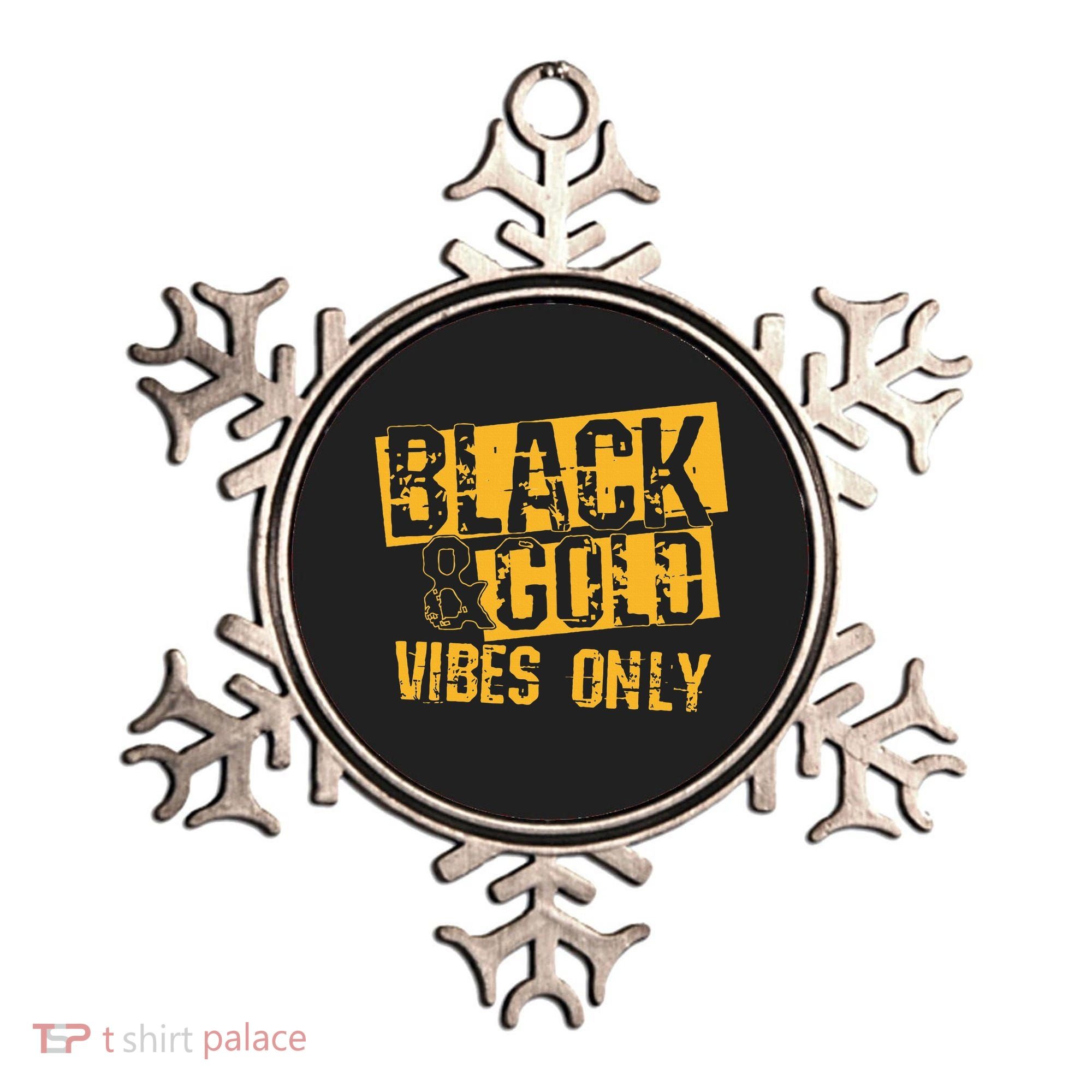 Black Gold Game Day For High School Football Ornament