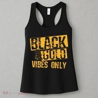 Black Gold Game Day For High School Football Women's Tank Top thumb 3