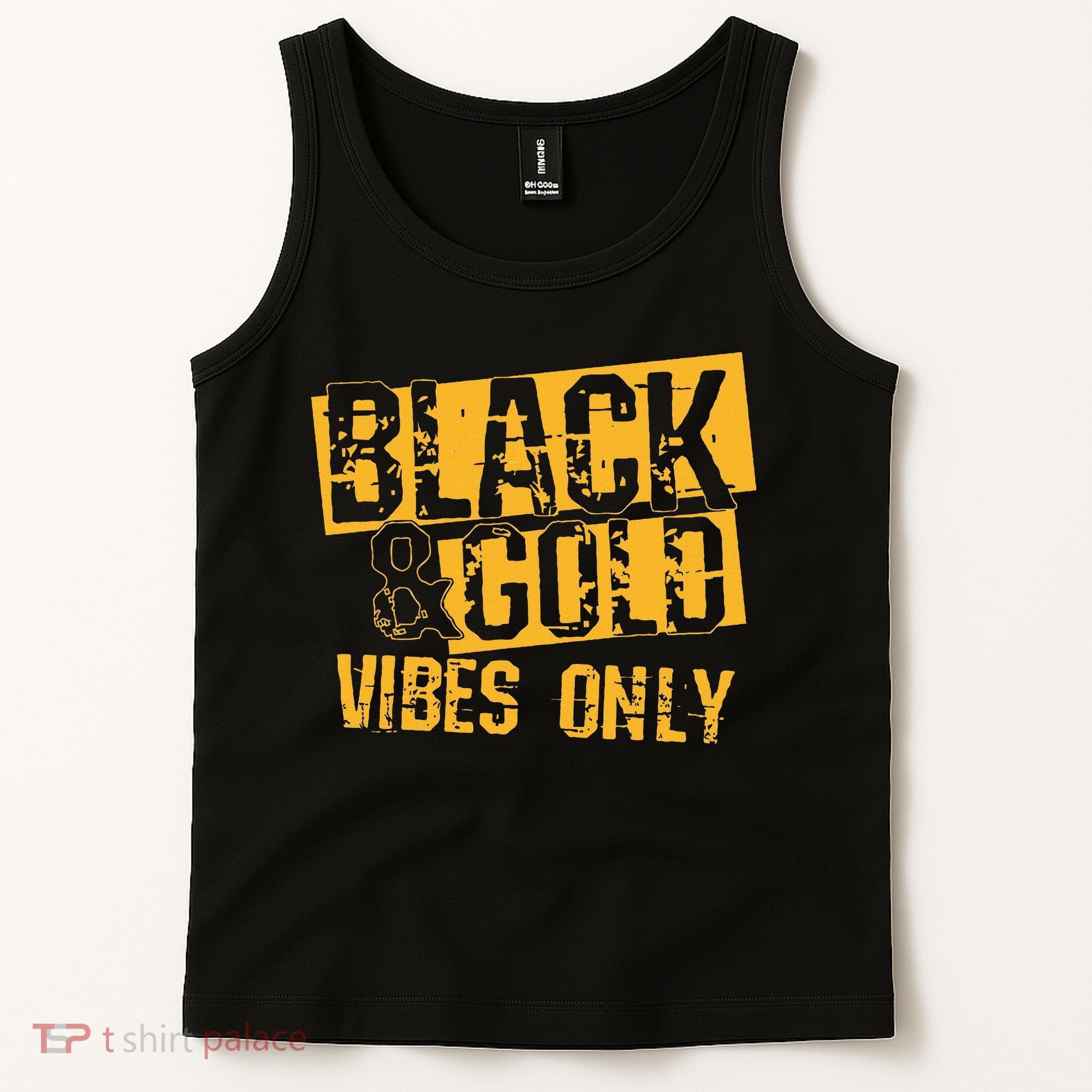 Black Gold Game Day For High School Football Tank Top