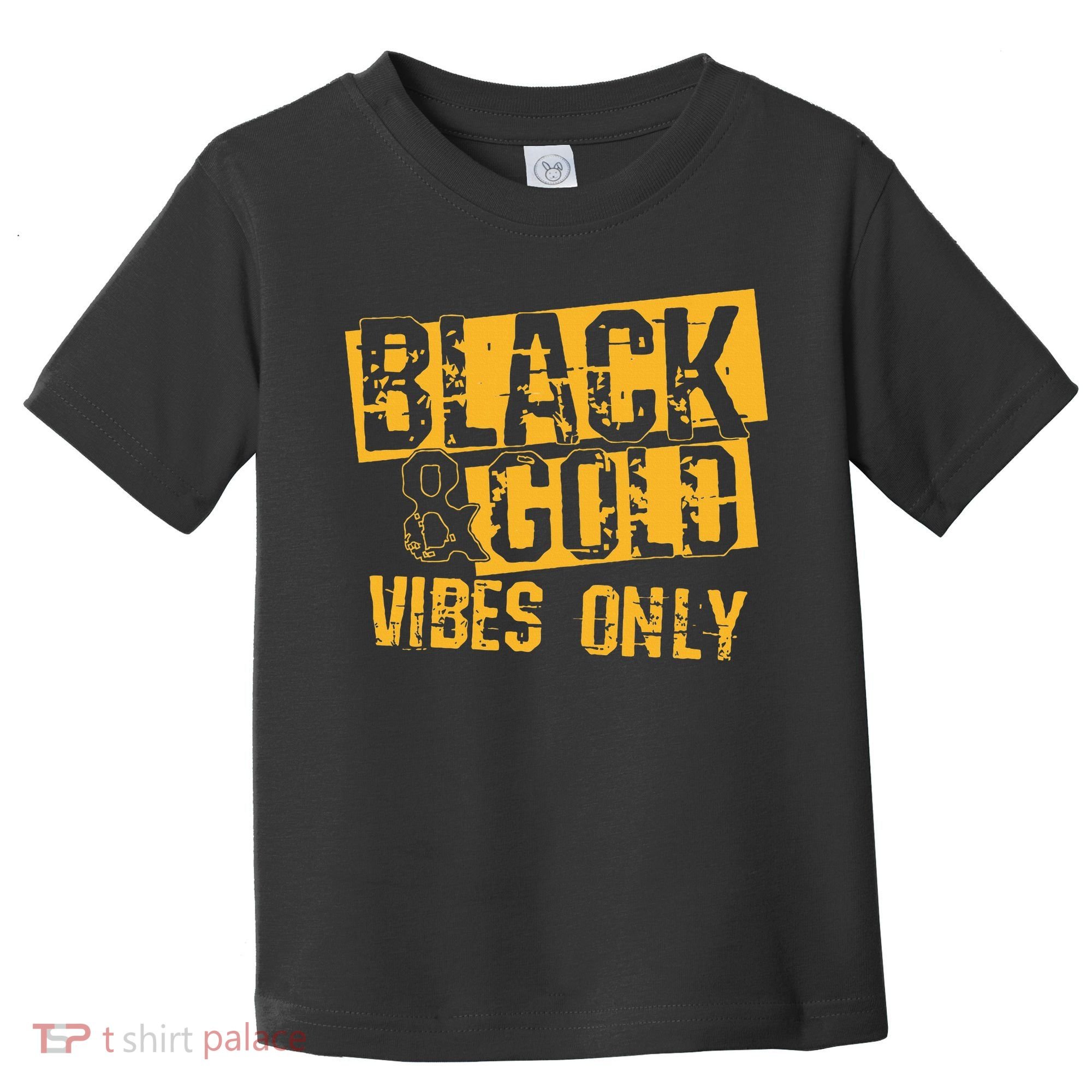 Black Gold Game Day For High School Football Toddler T-Shirt