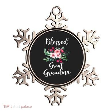 Blessed Great Grandma Flower Bouquet Gift For Grandma Gift Ornament