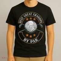 Best Great Grandpa By Par Golf Lover Sports Fathers Day Gift  T-Shirt thumb 3