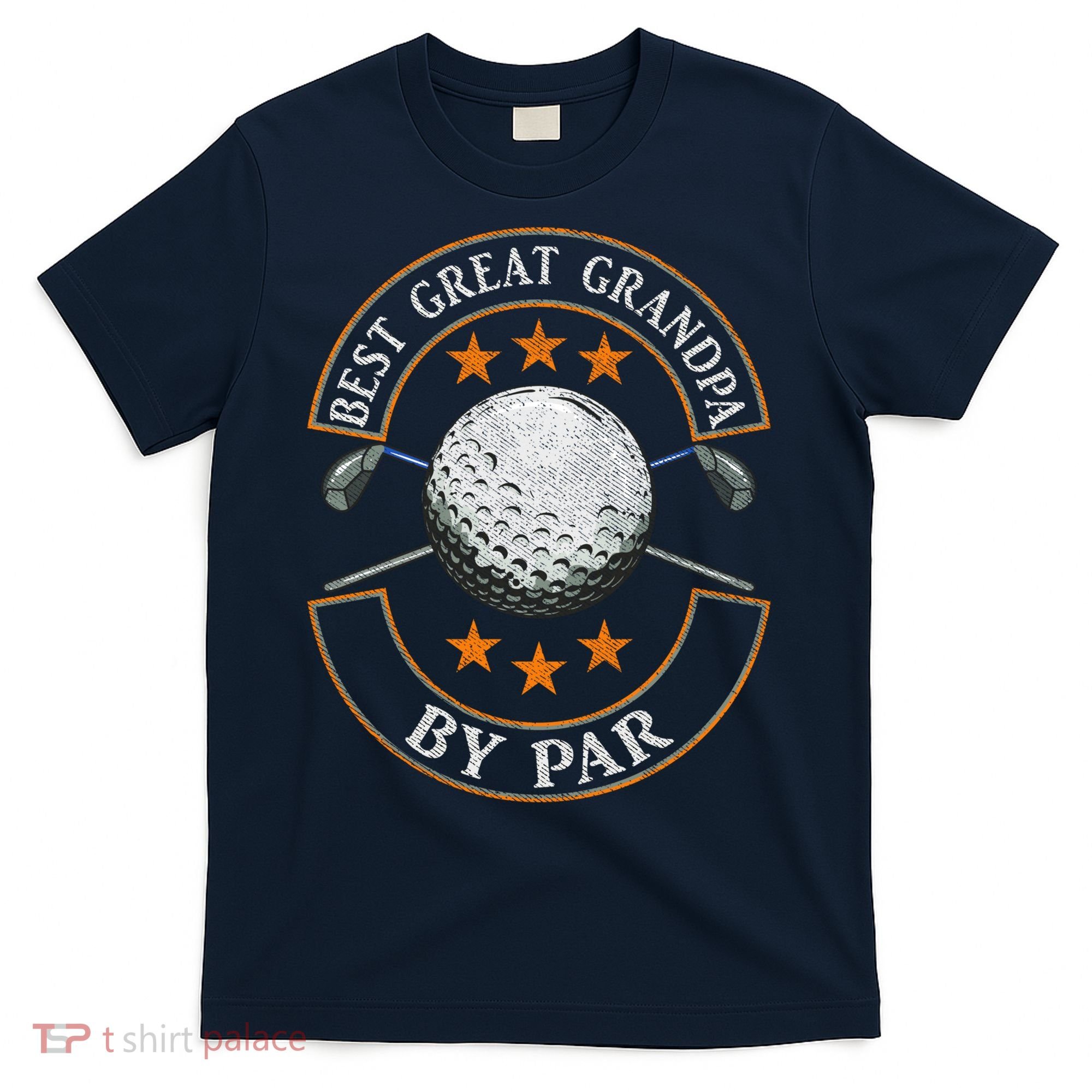 Best Great Grandpa By Par Golf Lover Sports Fathers Day Gift T-Shirt
