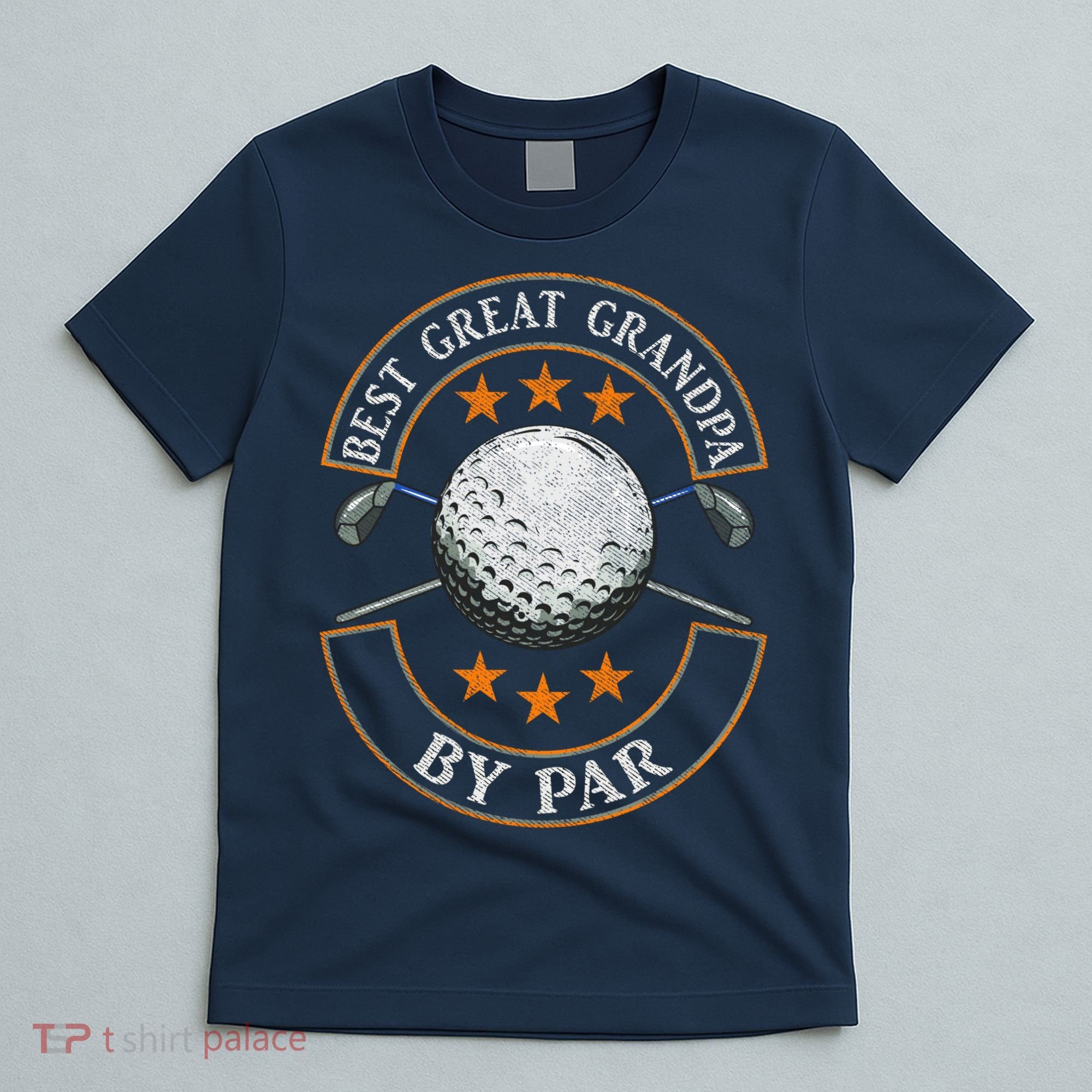 Best Great Grandpa By Par Golf Lover Sports Fathers Day Gift T-Shirt