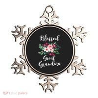 Blessed Great Grandma Flower Bouquet Gift For Grandma Gift Ornament thumb 0